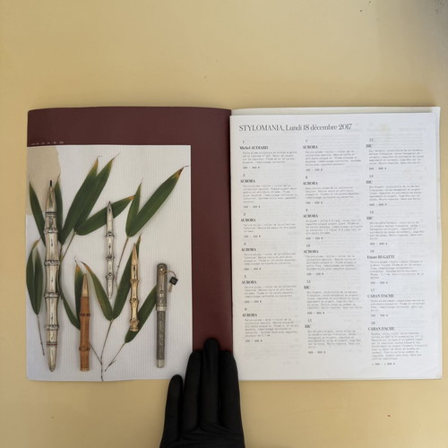 Artcurial Stylomania Auction Catalog 2017 like new, collectible pens