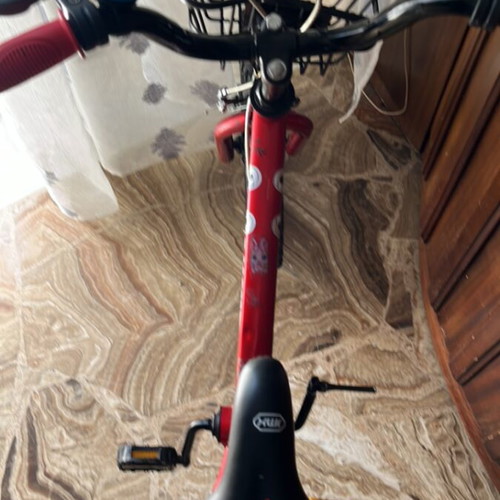 Jimix 16" children's bike used, red, needs repair