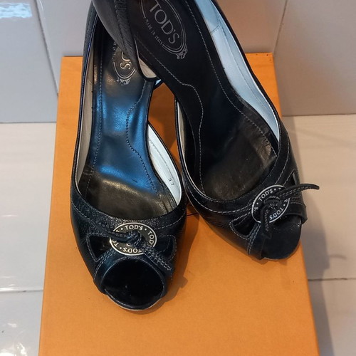 Tod's black pumps used, size 37