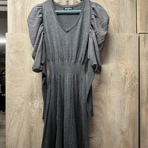 Women's long sleeve dress new, grey