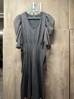 Women's long sleeve dress new, grey