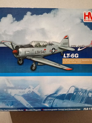 Metal model North American LT-6G Texan new, scale 1:72