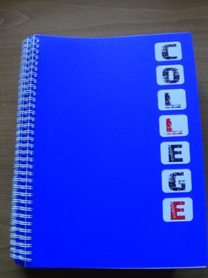 Σπιράλ τετράδια τύπου college notebook καινούργια, πακέτο 8, μέγεθος Α4