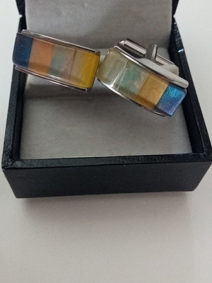 Zara cufflinks like new, multicolored
