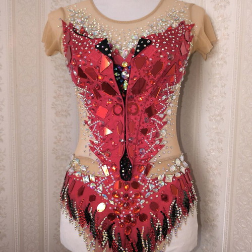Rhythmic gymnastics leotard new, size youth-woman, Alexandria Soldatova replica