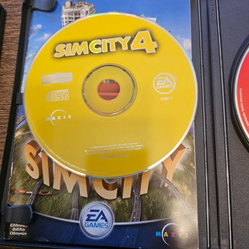 Sim City 4 and Sim City 4 Rush Hour Expansion Pack PC like new