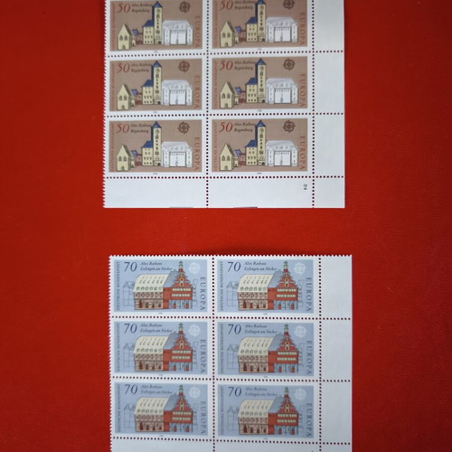 Germany 1978 Europa CEPT complete set of unsealed LUX blocks
