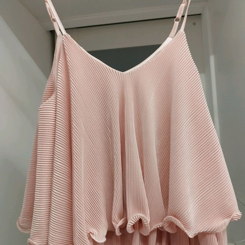 Set with pleated floral palazzo pants and top new