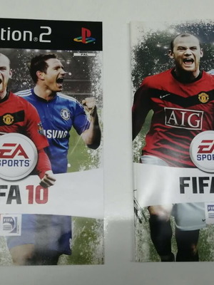 Fifa 10 cover and booklet for PS2 like new