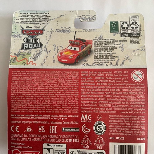 Disney Cars Cryptid Buster Lightning McQueen toy car Mattel 2022 new