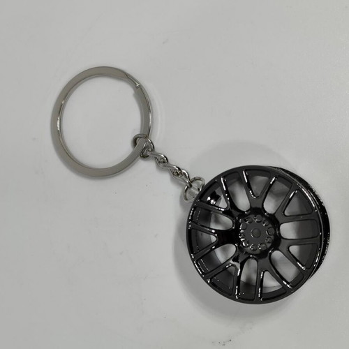 Car Wheel Keychain Gunmetal like new