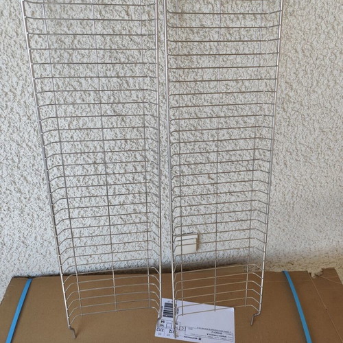 Stainless steel plate rack and glass racks for 90cm cabinets, Italy