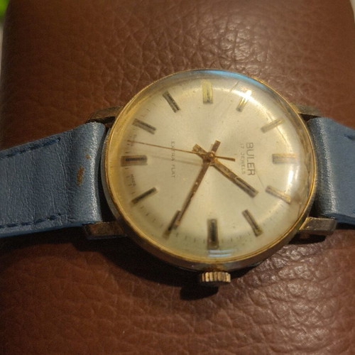 Buler Extra Flat 17 Jewels Swiss Made Vintage Mechanical Watch