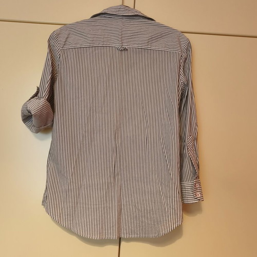 Bill Cost striped shirt like new, size M, white and blue