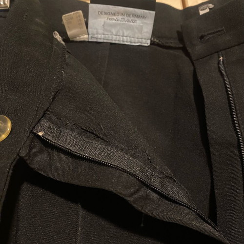 Tuzzi pants black wide like new with zipper