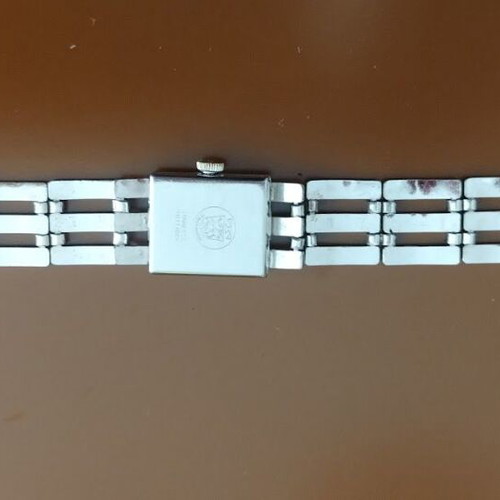 Technos Star Lady wristwatch used, silver vintage women's