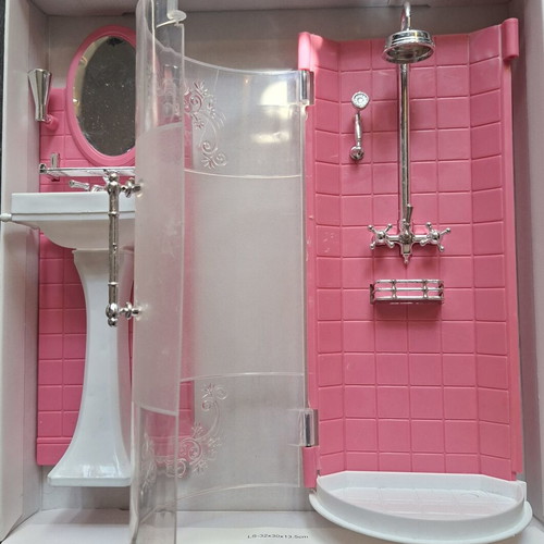 Barbie bathroom furniture like new