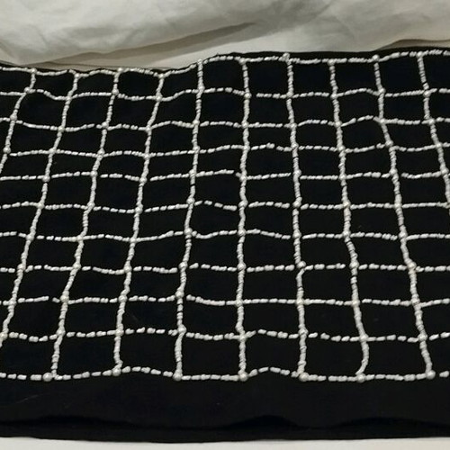 Zara mini skirt with pearls used, size M, black