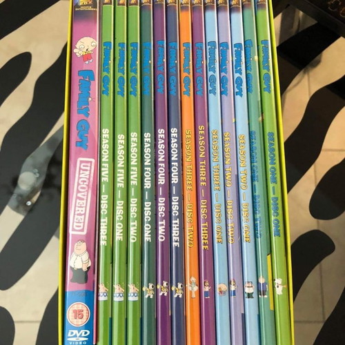 Family Guy Complete Series 1-5 DVD used, 14-disc boxset