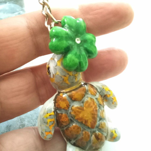 Turtle bag accessory new, handmade, brown