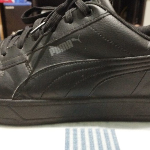 Puma sneakers used, size 46, black