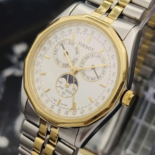 Tissot PR 100 Triple Calendar Moonphase watch