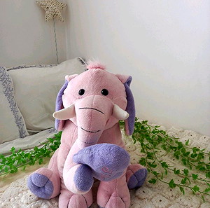 Ροζ plushie cute ελεφαντακι