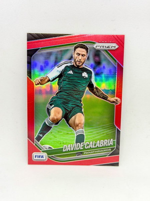 Panini FIFA Prizm 2025/26 Panathinaikos FC Davide Calabria #63 Red Prizm 098/149 brand new