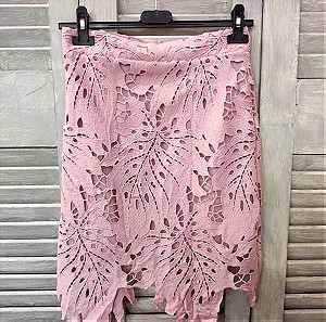Φούστα μίνι crochet pink