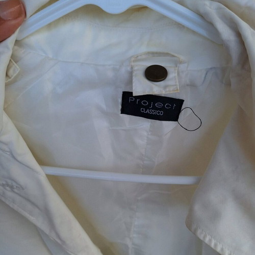 Vintage white capartina coat used, small, Project Classico