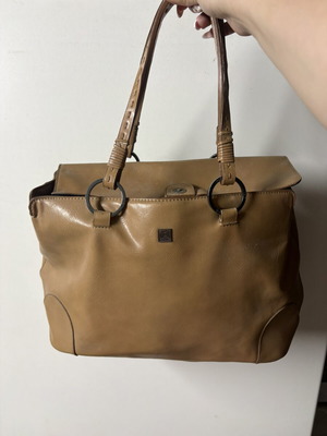 Kem bag vintage, used, beige shoulder style