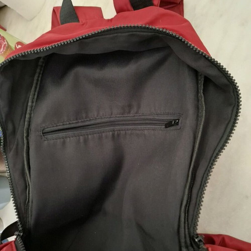 Sisley backpack used, burgundy color