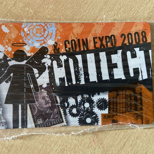 Card Collect & Coin Expo 2008 collectible phone card new, sealed