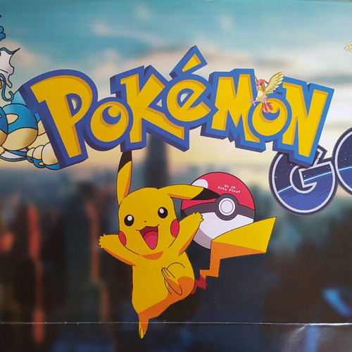 Pokémon double poster used