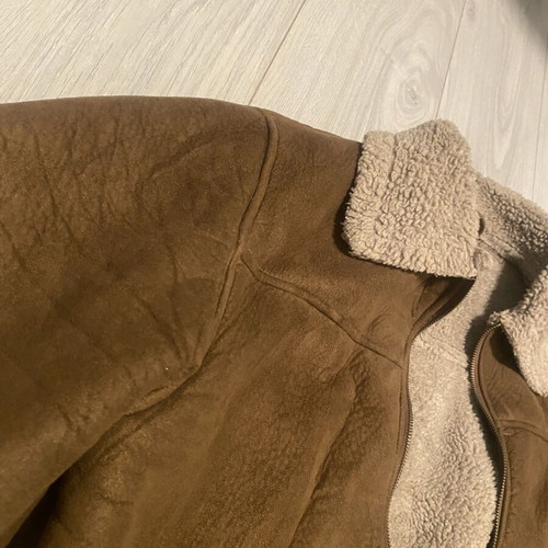 Autumn jacket like new, beige and brown, size L