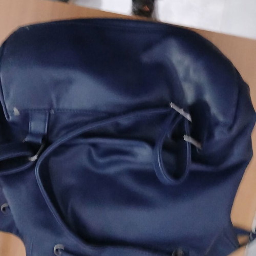Women's blue backpack like new, barely used