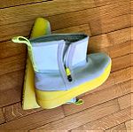  UGG BOOTS S/N 1116101 Classic Tech waterproof σε γκρι και νυον κίτρινο