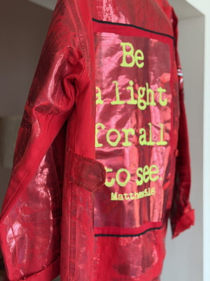 Áyios Athens Statement Jacket Large red like new