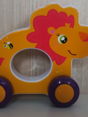 Bam Bam Toy on Wheels Lion παιδικό βρεφικό λιονταράκι με ρόδες μεταχειρισμένο