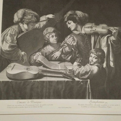 Chalcography Concert of Music by Steph Picart Romanus like new