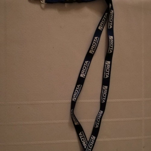 Promotional lanyard like new from ROTA exhibition
