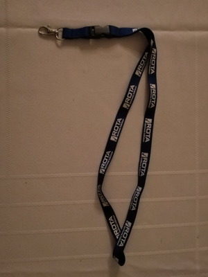 Promotional lanyard like new from ROTA exhibition