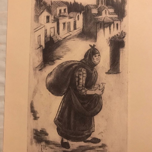 Lela Paschali Lithographs new, A Greece That Is Leaving, Lost Professions