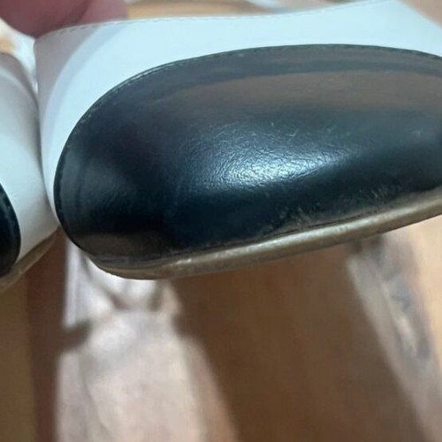Envie Shoes ballerinas black and white, size 37, minor toe defect