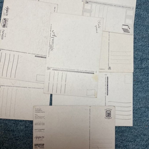 Card postal pack of 9 from 1990 like new