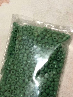 Γυάλινες χάντρες LUMINGZANG No 39 καινούργιο, 1000 τεμ. 1 mm