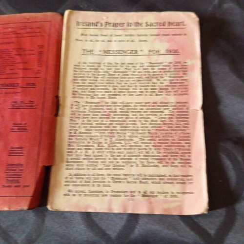 Irish religious magazine 1929 used with cover wear