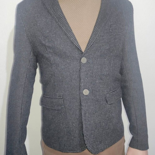 Prince Oliver jacket grey wool with viscose lining like new
