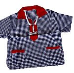  Vintage καρό πουκάμισο για μωρά 1960s