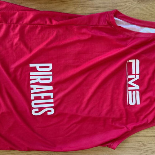 Olympiacos BC 2025 2026 Home Striped Jersey GSA The Legacy Continues XL Dubai new